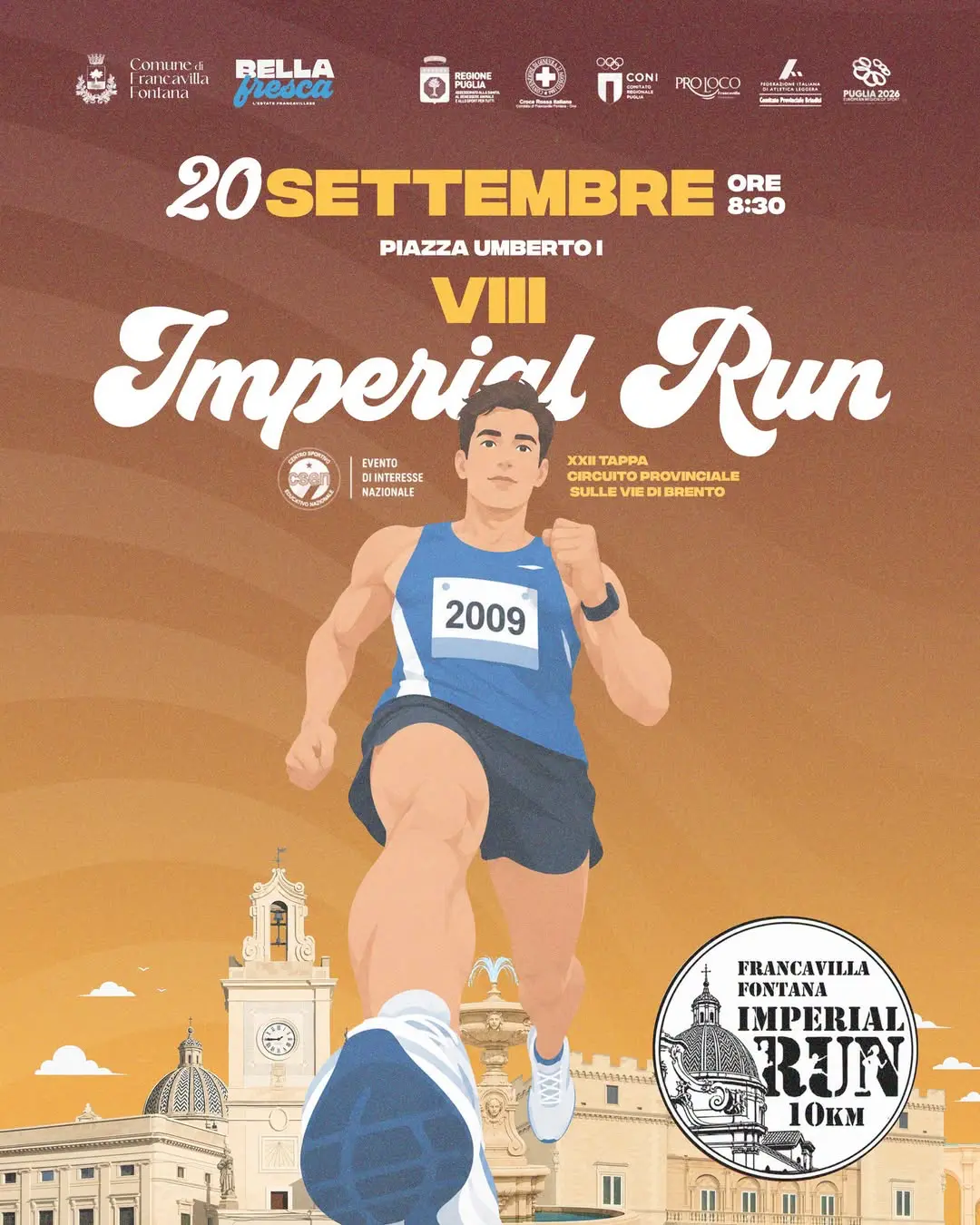 VIII Imperial Run Francavilla Fontana 20 settembre 2026