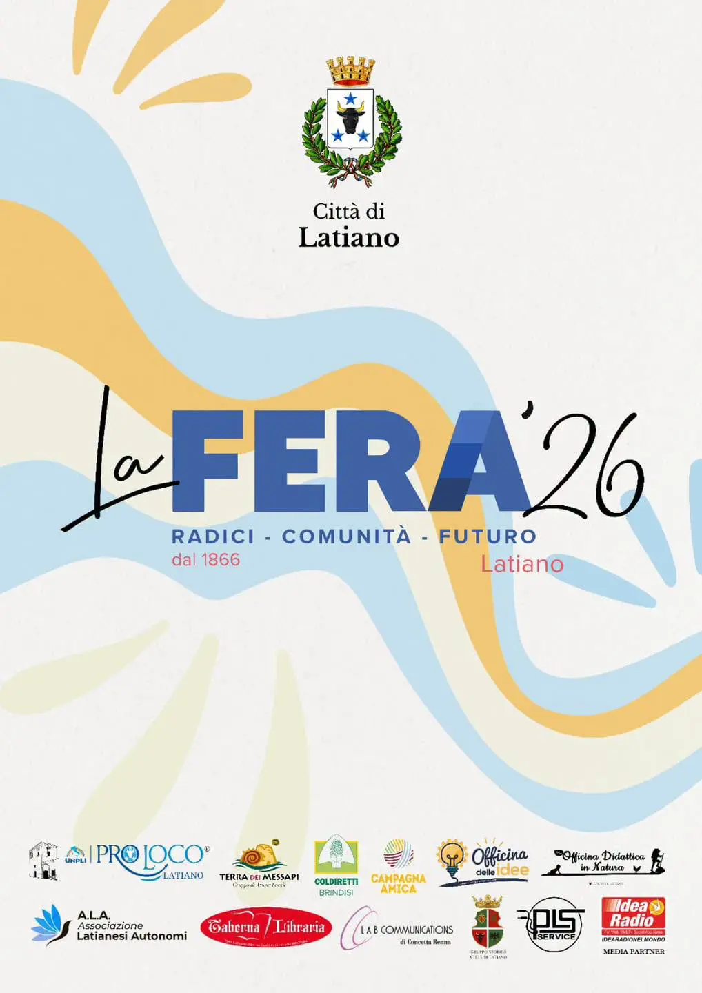 La Fera di Latiano 2026 visual ufficiale dal 1866