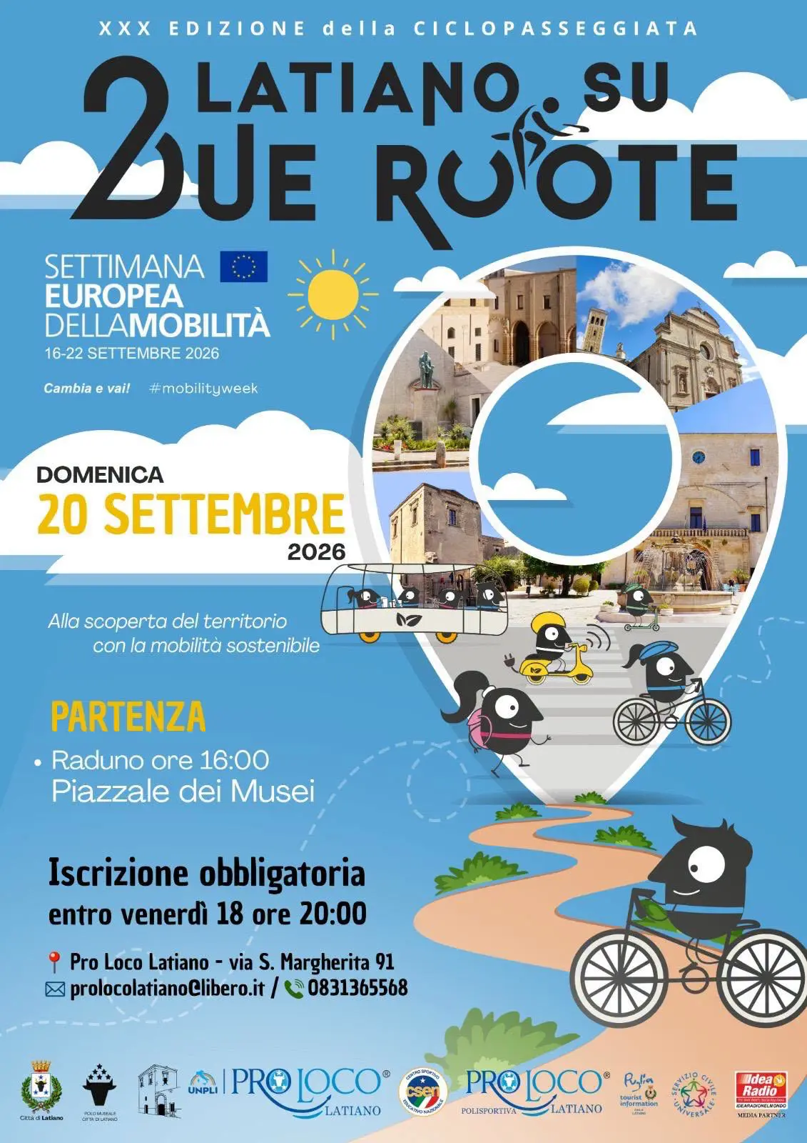 Latiano su Due Ruote XXX edizione ciclopasseggiata 2026